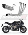système d’échappement complet avec silencieux DOMINATOR Full System titane HP8 compatible avec la moto Honda CB 650 R 2019  2023