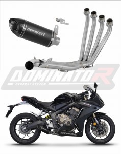 Honda CB 650 R 2019 - 2023 Ligne complète d'échappement Collecteur Silencieux HP8 NOIR + dB killer