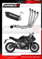 kompletny układ wydechowy z tłumikiem DOMINATOR Full System HP8 CZARNY pasujący do motocykla Honda CB 650 R 2019 - 2023 2
