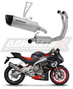 Aprilia RS 660 2020 - 2024 Ligne complète d'échappement Collecteur Silencieux Titane HP6 + dB killer medium