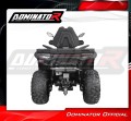 EXHAUST CF MOTO C Force 850 Touring 2024 Muffler Auspuff Sportauspuff Silencer Echappement Silencieux Scarico Scarichi Escape Wydech Tłumik OKRĄGŁY Dominator 3