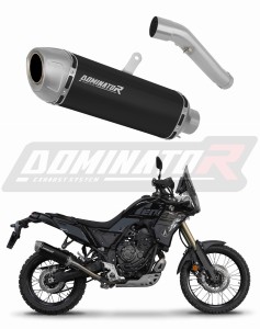 Yamaha Tenere 700 2021 - 2024 Pot d'échappement Silencieux S6 NOIR + dB killer