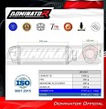 Yamaha Tenere 700 2021 - 2024 EXHAUST Muffler Auspuff Sportauspuff Silencer Echappement Silencieux Scarico Scarichi Escape S6 BLACK Dominator  4