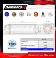 CF MOTO 450 MT 2025 Motorcycle Muffler Auspuff Sportauspuff Silencer Echappement Silencieux Scarico Scarichi Escape Wydech Tłumik S6 BLACK Dominator Exhaust System 4