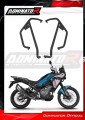 Parecarters en acier inoxydable noir DOMINATOR  compatible avec la moto CF MOTO 450 MT 2025  2026 2