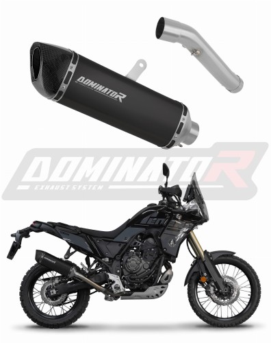 exhaust muffler DOMINATOR HP6 BLACK fits to Yamaha Tenere 700 2025  2026