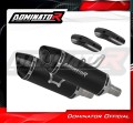 échappement silencieux DOMINATOR HP8 noir compatible avec la moto Triumph Speed Triple 1050 2011  2016 3