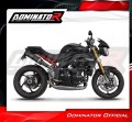 échappement silencieux DOMINATOR HP8 noir compatible avec la moto Triumph Speed Triple 1050 2011  2016 5