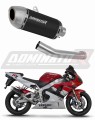 échappement silencieux DOMINATOR S6 Shorty noir compatible avec la moto Yamaha YZF R1 1000 RN04 2000  2001