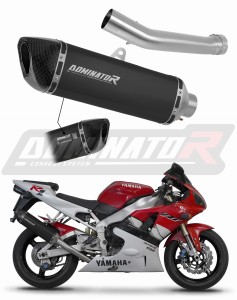 Yamaha YZF R1 1000 RN04 2000 - 2001 EU Approuvé Pot d'échappement Silencieux HP6 NOIR + dB killer