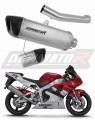 échappement silencieux DOMINATOR homologué titane HP6 compatible avec la moto Yamaha YZF R1 1000 RN04 2000  2001