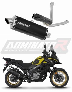 Suzuki DL 650 V-Strom 2017 - 2025 Pot d'échappement Silencieux P7 NOIR + dB killer