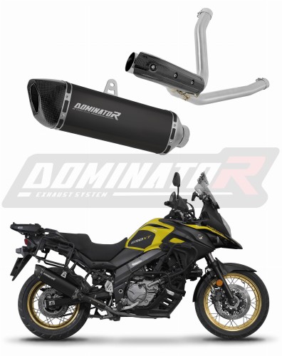 wydech tłumik DOMINATOR HP6 CZARNY pasujący do motocykla Suzuki DL 650 V-Strom 2017 - 2025