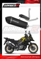 échappement silencieux DOMINATOR HP7 noir compatible avec la moto Suzuki DL 650 VStrom 2017  2025 2