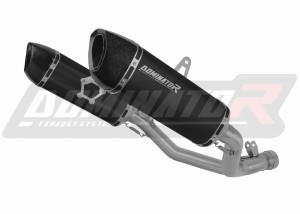 Suzuki GSXR 1000 K9 L0 L1 2009 - 2011  Pot d'échappement Silencieux HP6 NOIR + dB killer
