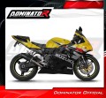 Suzuki GSXR 1000 K1 K4 2001 2004 Motorcycle Muffler Auspuff Sportauspuff Silencer Echappement Silencieux Scarico Scarichi Escape Wydech Tłumik GP Black Dominator Exhaust System 3