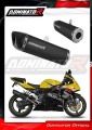 exhaust muffler DOMINATOR HP6 BLACK fits to Suzuki GSXR 750 K1K5 2001  2005 2