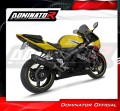 exhaust muffler DOMINATOR HP6 BLACK fits to Suzuki GSXR 600 K1K5 2001  2005 4