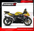 échappement silencieux DOMINATOR HP6 noir compatible avec la moto Suzuki GSXR 600 K1K5 2001  2005 5