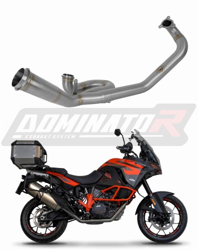 1090 Adventure Exhaust Cat Eliminator Catalyst Catalytic Converter Linkpipe Decat Downpipe  Headers Head Pipe Down Pipe Collector Manifold 2017 - 2019 DOMINATOR x