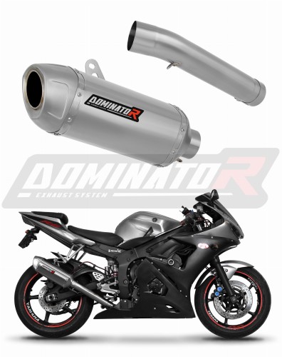 wydech tłumik DOMINATOR S6 Shorty pasujący do motocykla Yamaha YZF R6 2003 - 2005 6