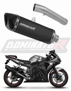 Yamaha YZF R6 2003 - 2005 Pot d'échappement Silencieux HP6 NOIR + dB killer