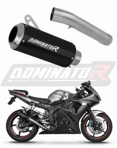 Yamaha YZF R6 2003 - 2005 Pot d'échappement Silencieux GP NOIR + dB killer