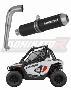 Polaris RZR 200 2022 - 2025 Pot d'échappement Silencieux MX NOIR + dB killer