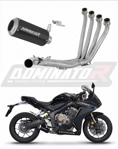 Honda CBR 650 R 2019 - 2023 Motorcycle Dominator Exhaust Full system Collector Manifold Muffler échappement Marmitta Escape GP BLACK x