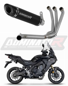 Yamaha Tracer 9 / GT 2025 - 2026 Ligne complète d'échappement Collecteur Silencieux HP8 NOIR + dB killer