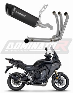 Yamaha Tracer 9 / GT 2025 - 2026 Ligne complète d'échappement Collecteur Silencieux HP6 NOIR + dB killer