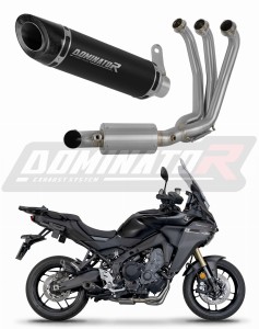 Yamaha Tracer 9 / GT 2025 - 2026 Ligne complète d'échappement Collecteur Silencieux HP8 NOIR EX + dB killer
