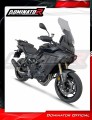 Yamaha Tracer 9 GT 2025 Collector Manifold Full Exhaust System Muffler Auspuff Sportauspuff Silencer Echappement Silencieux Scarico Scarichi Escape Wydech Tłumik HP6 Black Dominator Exhaust System 6