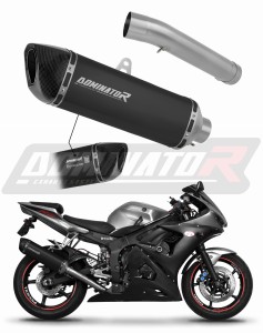 Yamaha YZF R6 2003 - 2005 EU Approuvé Pot d'échappement Silencieux HP6 BLACK + dB killer