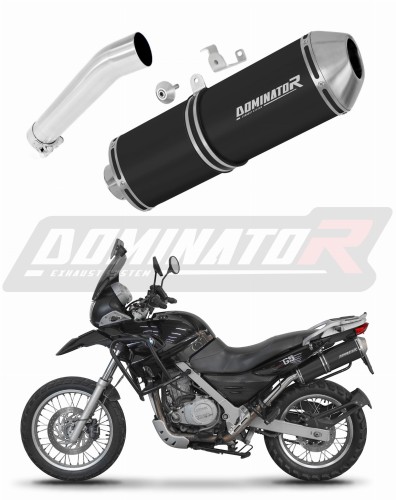 exhaust muffler DOMINATOR OVR BLACK fits to BMW F650GS 2004  2007