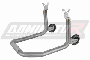 Béquille et lève-moto / élévateur de moto arrière en acier inoxydable DOMINATOR
