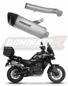 CF MOTO 800 MT 2022 - 2025 Explore / Sport / Touring Pot d'échappement Silencieux Titane HP6 + dB killer