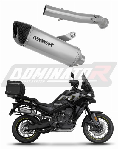 exhaust muffler DOMINATOR titanium HP6 fits to CF MOTO 800 MT 2022  2025