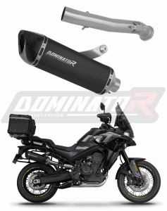 CF MOTO 800 MT 2022 - 2025 Explore / Sport / Touring Pot d'échappement Silencieux HP6 NOIR + dB killer