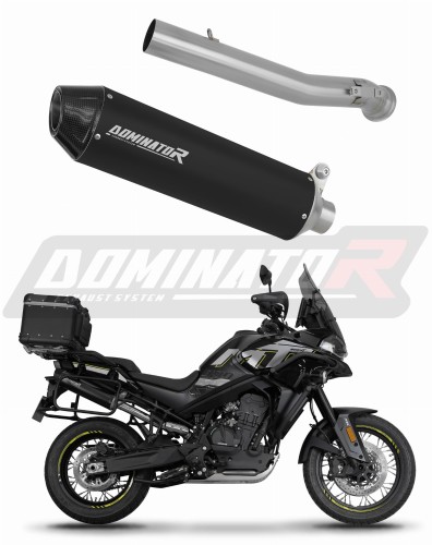 exhaust muffler DOMINATOR MX2 BLACK fits to CF MOTO 800 MT 2022  2025