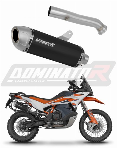 exhaust muffler DOMINATOR S6 BLACK fits to KTM 790 Adventure / R 2019  2025