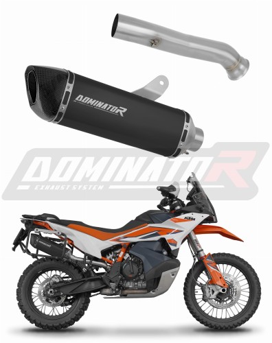 KTM 790 Adventure / R 2019 2025 Exhaust Muffler Auspuff Sportauspuff Silencer Echappement Silencieux Scarico Scarichi Escape Toba de esapament Avgas Ljuddämpare Wydech Tłumik Carbon Tip HP6 Black Noir Nero Negro Svart Schwarz Negru Dominator x