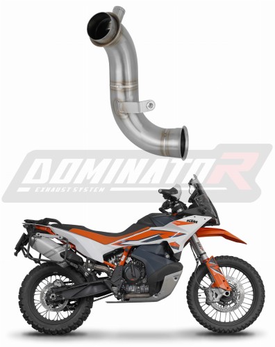 decat tłumik środkowy DOMINATOR Mid Pipe pasujący do motocykla KTM 890 Adventure / R 2024 - 2025