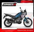 système d’échappement complet avec silencieux DOMINATOR Full System S6 noir compatible avec la moto CF MOTO 450 MT 2024  2026 2