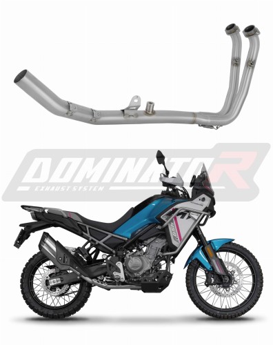 CF MOTO 450 MT 2025 Exhaust Cat Eliminator Catalyst Catalytic Converter Linkpipe Decat Downpipe  Headers Head Pipe Down Pipe Collector Manifold  DOMINATOR