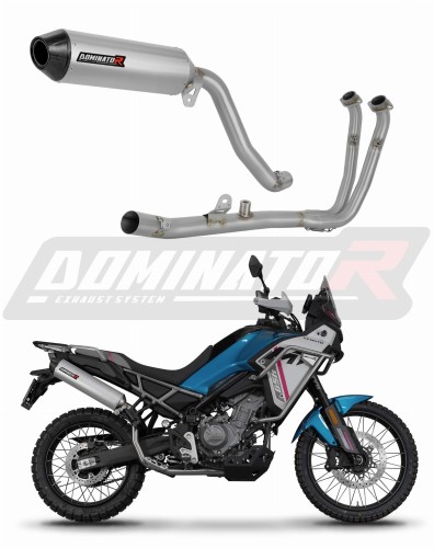système d’échappement complet avec silencieux DOMINATOR Full System MX2 compatible avec la moto CF MOTO 450 MT 2024  2026 6
