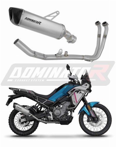 système d’échappement complet avec silencieux DOMINATOR Full System titane HP6 compatible avec la moto CF MOTO 450 MT 2024  2026 6