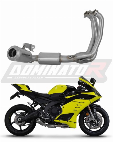 Yamaha YZF R9 2025 Full System Motorcycle Muffler Auspuff Sportauspuff Silencer Echappement Silencieux Scarico Scarichi Escape Wydech Tłumik GPS Dominator Exhaust System x