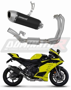Yamaha YZF R9 2025 Ligne complète d'échappement Collecteur Silencieux S6 NOIR + dB killer