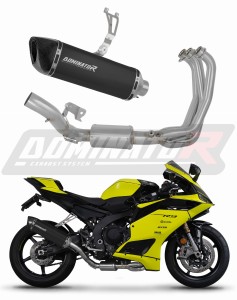 Yamaha YZF R9 2025 Ligne complète d'échappement Collecteur Silencieux HP6 NOIR + dB killer